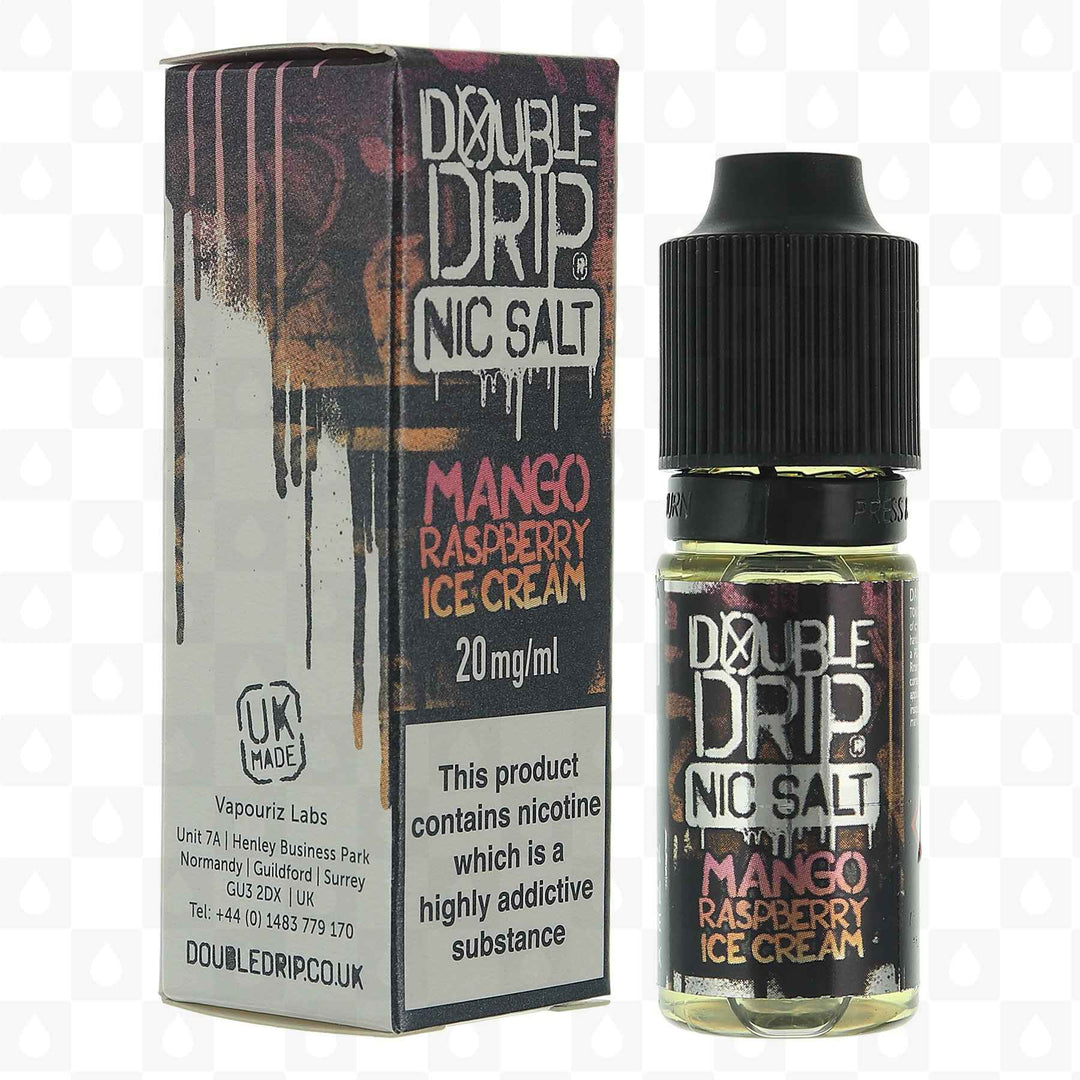 Double Drip Mango Raspberry Ice Cream Nic Salt