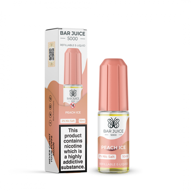 Bar Juice 5000 Nic Salt Peach Ice