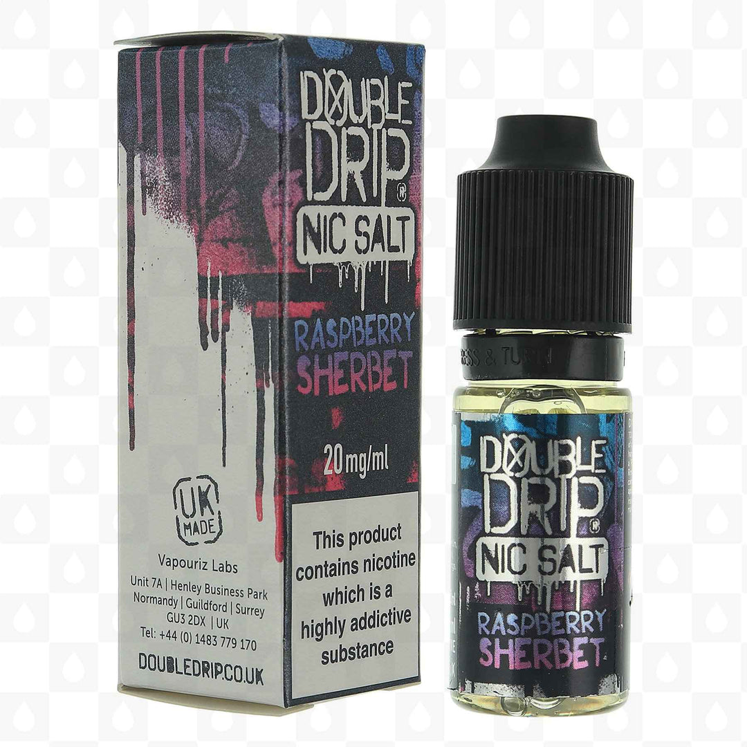 Double Drip Raspberry Sherbet Nic Salt