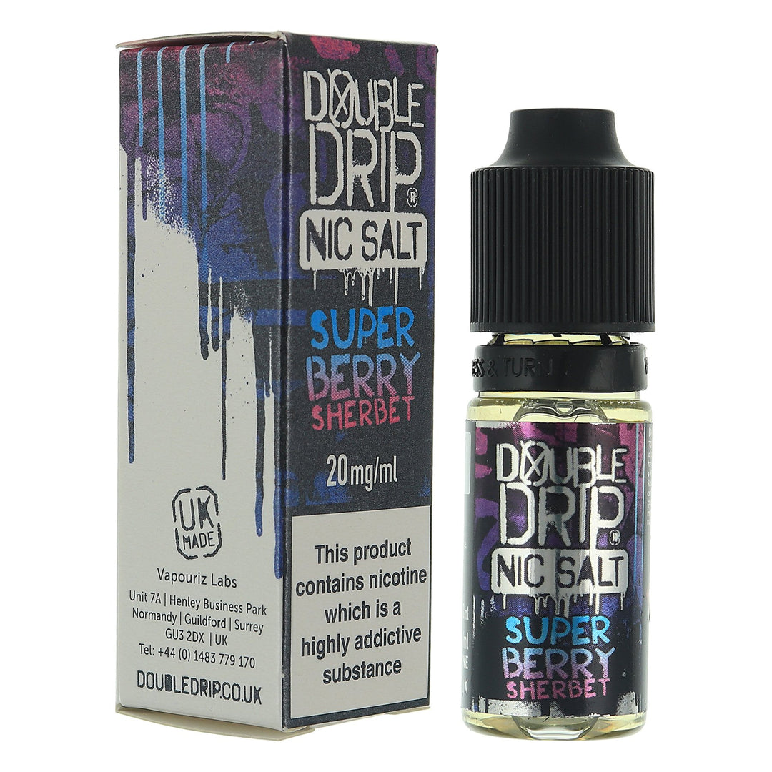 Double Drip Super Berry Sherbet Nic Salt