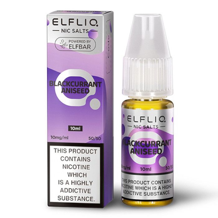 ElfLiq Nic Salts - Blackcurrant Aniseed