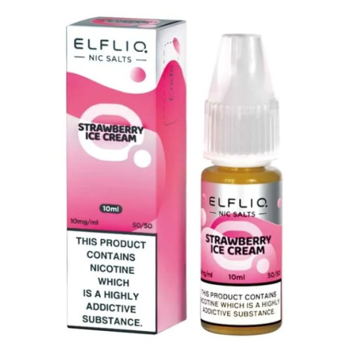 ElfLiq Nic Salts - Strawberry Ice Cream