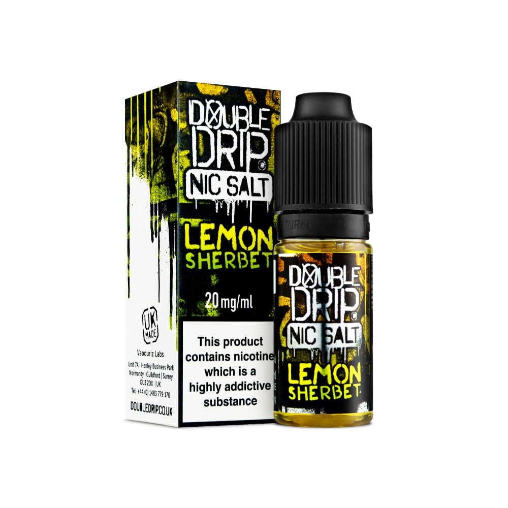 Double Drip Lemon Sherbet Nic Salt